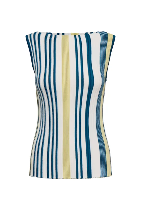 Top Onlcoralie Life Sl Stri Boatneck Knt Sud 15367392 11-4201 TCX cloud dancer