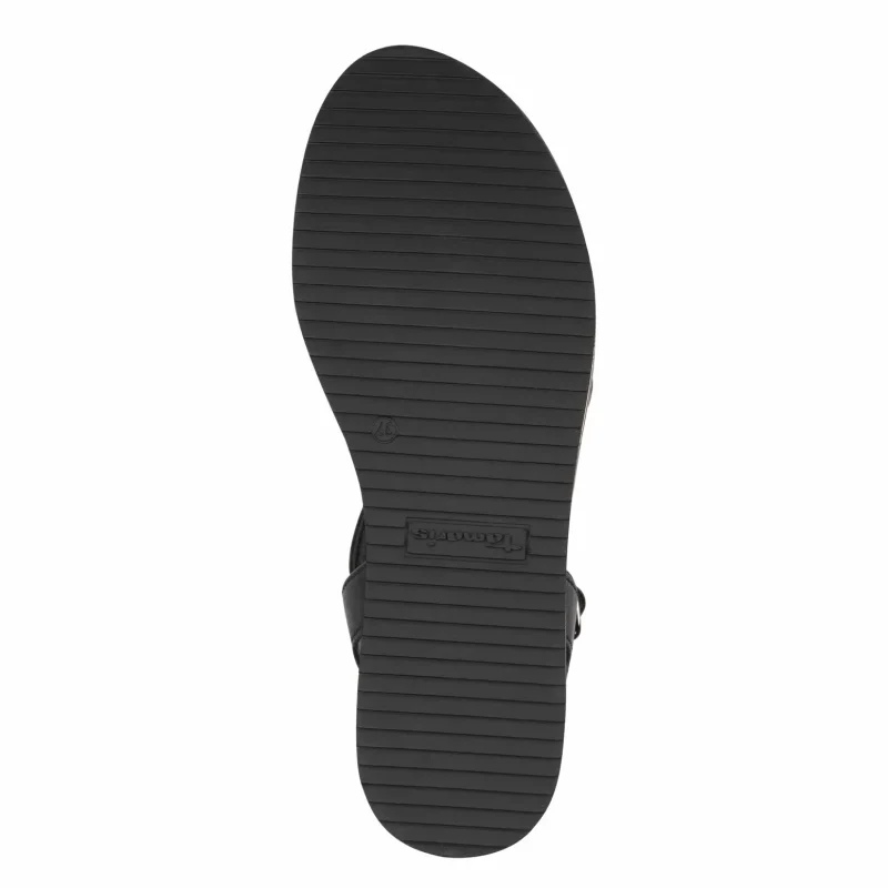 Дамски Сандали На Платформа TAMARIS – 1-28218-44-001 BLACK — снимка 6