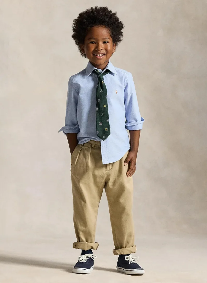 Риза с бродерия Ralph Lauren Kids 2-7