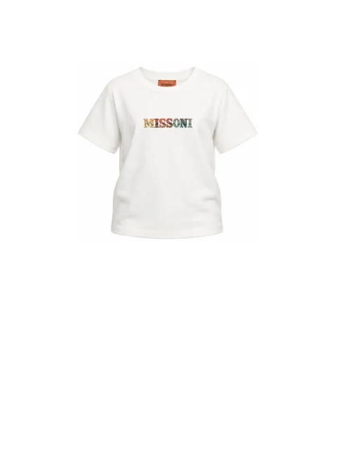 Тишърт с лого Missoni Kids