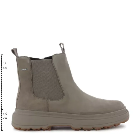 Дамски Равни Боти GEOX – D46XMD D LAMIDIE/GRIP TAUPE — снимка 3