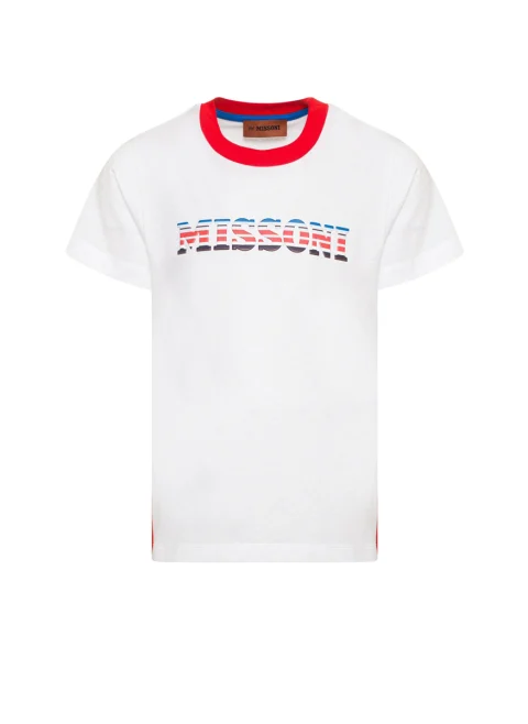 Тишърт с 3D лого принт Missoni