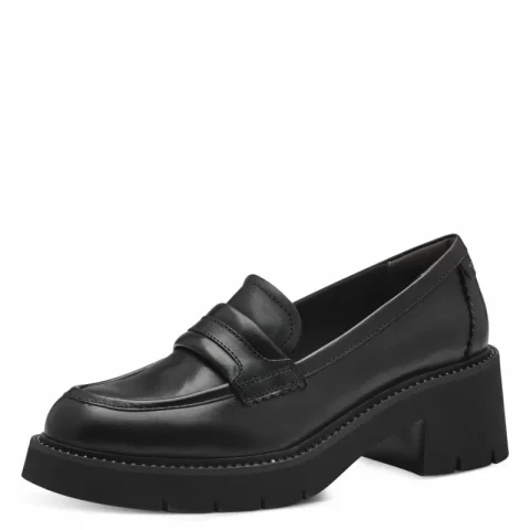 Дамски Лоуфър TAMARIS – 1-24727-43-003 BLACK LEATHER — снимка 3
