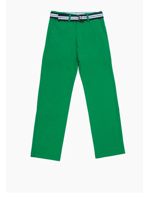 Панталон с контрастен колан Ralph Lauren Kids 8-20