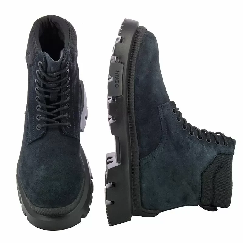 Мъжки Ежедневни Боти HUGO – 50528995 FABYAN HALB SDNY DARK BLUE — снимка 5