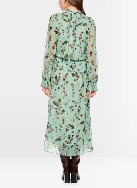 Рокля с флорален принт Marc Cain Collections — снимка 3
