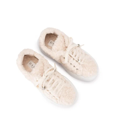 Дамски бели обувки с платформа Casadei — снимка 8
