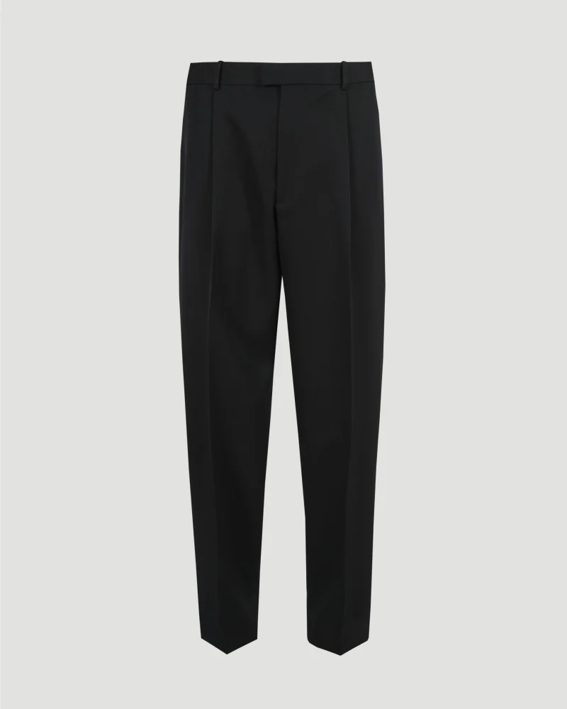 Wool Grain de Poudre Trousers