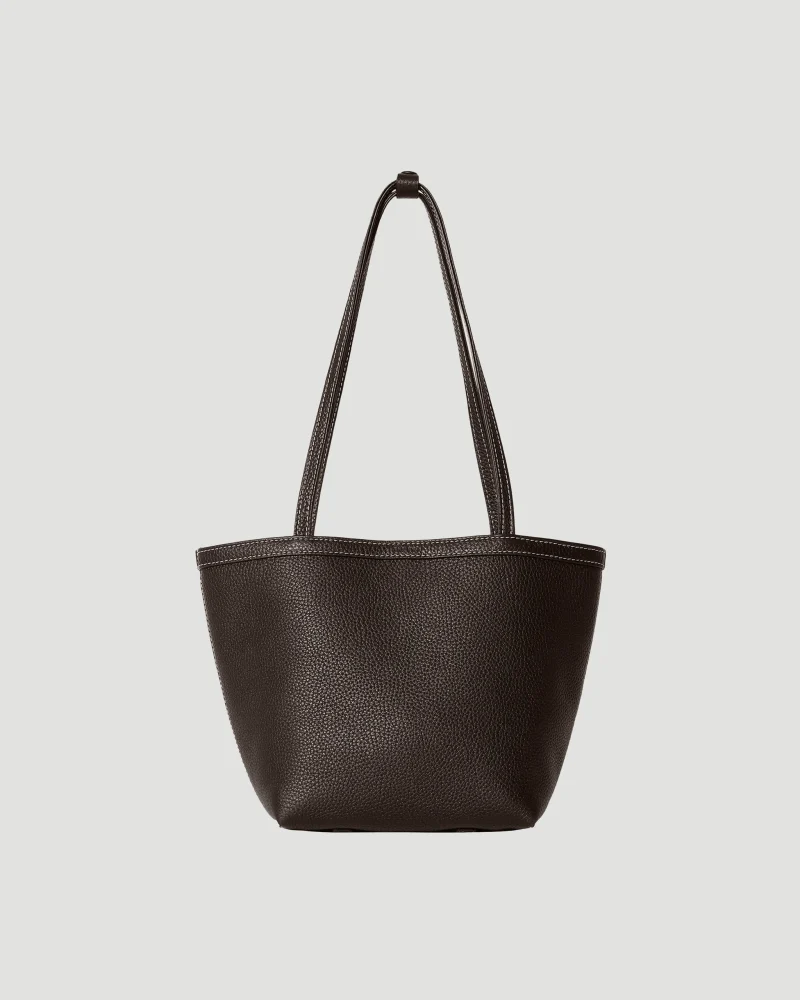 Medium Park Tote Stitch Bag in Leather