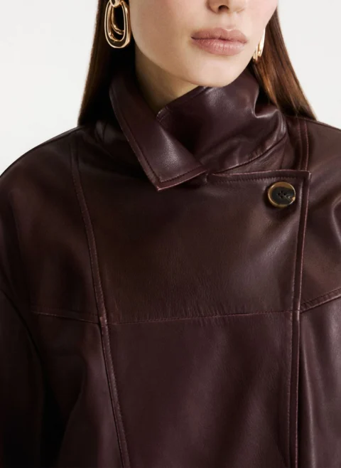 Кожено яке 'Pea Coat' Marella Mlspallore — снимка 9
