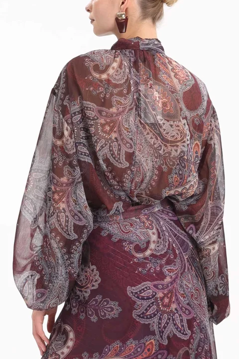 Риза W27T2176 one color — снимка 2