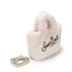 Дамска бяла чанта Mini Vanity SAINT BARTH — снимка 3