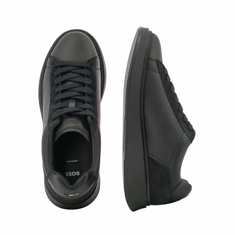 Мъжки Сникърс BOSS – 50552869 BULTON RUNN SDGRLT BLACK — снимка 5
