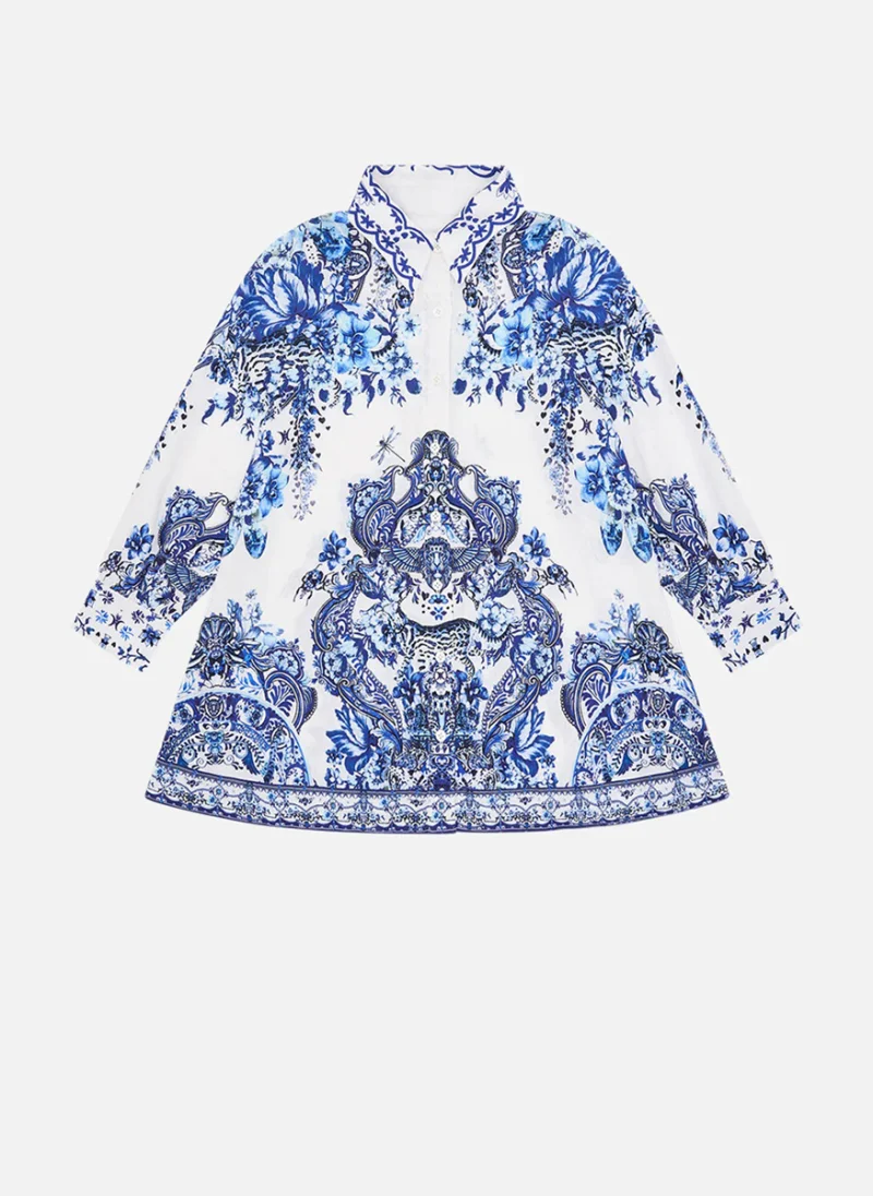 Рокля с принт 'Glaze And Graze' Camilla Kids