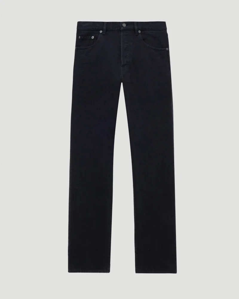 Mick Long Jeans in Midnight Black