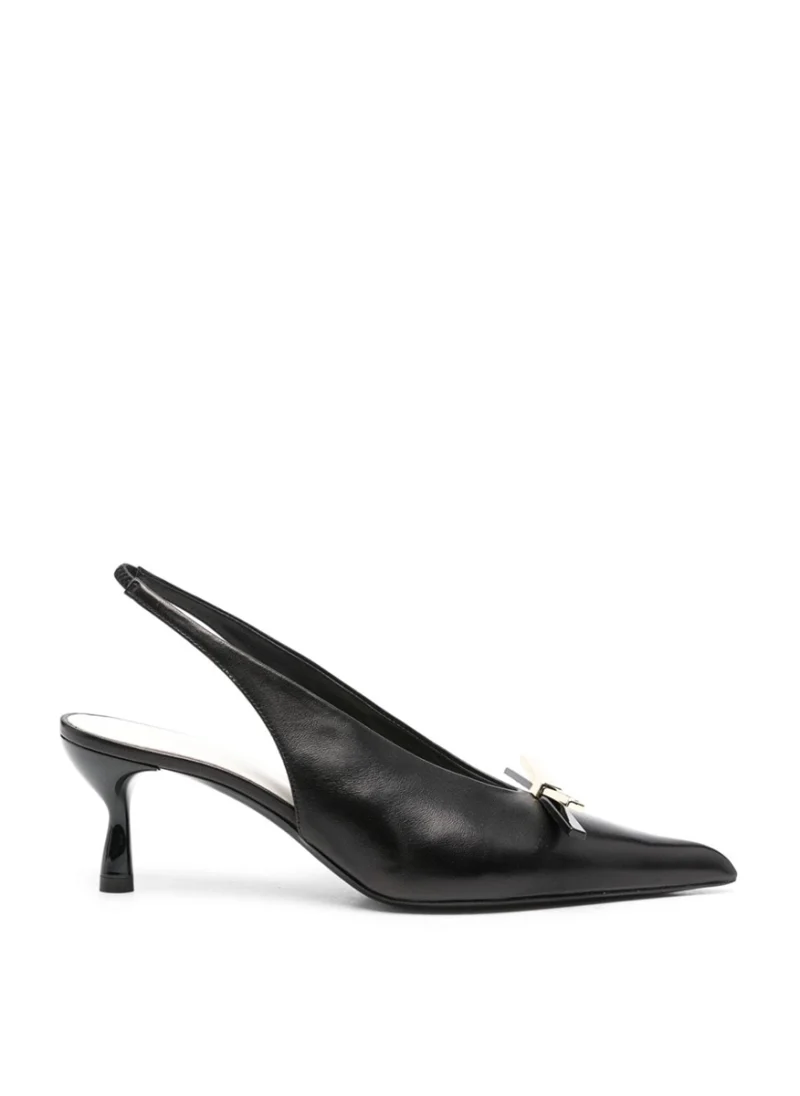 Обувки на ток с панделка Lanvin