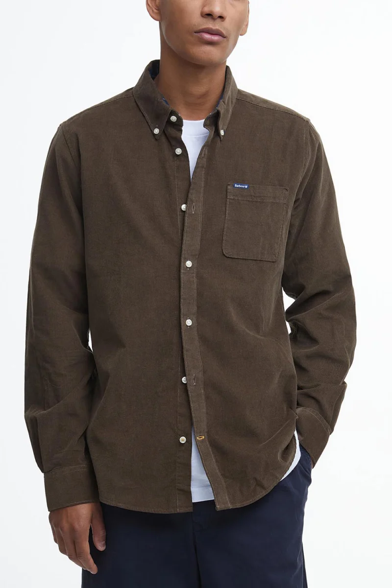 Риза Ramsey Tailored Checked MSH5001 br71 rustic — снимка 2