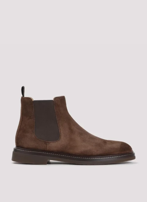 Велурени боти 'Chelsea' Brunello Cucinelli