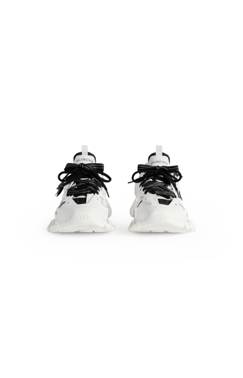 Track Shirt Sneaker in White — снимка 3