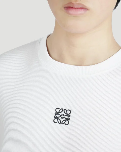 Overszied Long Sleeve T-Shirt in White — снимка 4