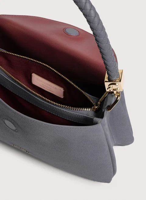 Велурена чанта Coccinelle Tiggy Small — снимка 9