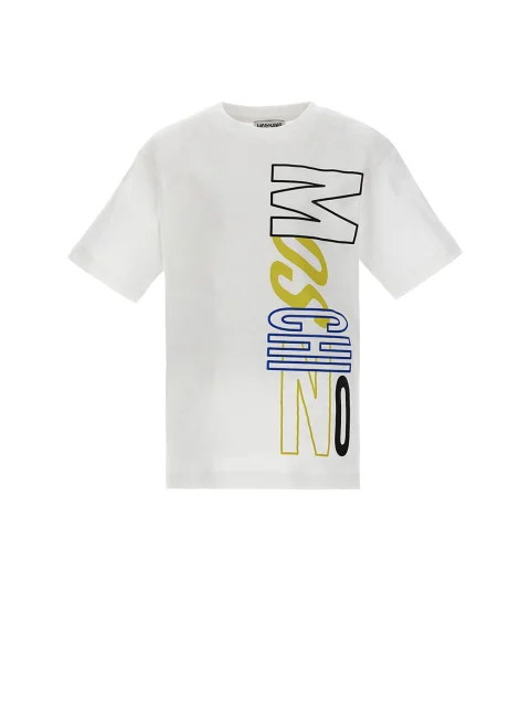 Тишърт с графичен принт Moschino Kids