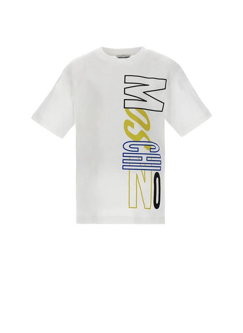 Тишърт с графичен принт Moschino Kids
