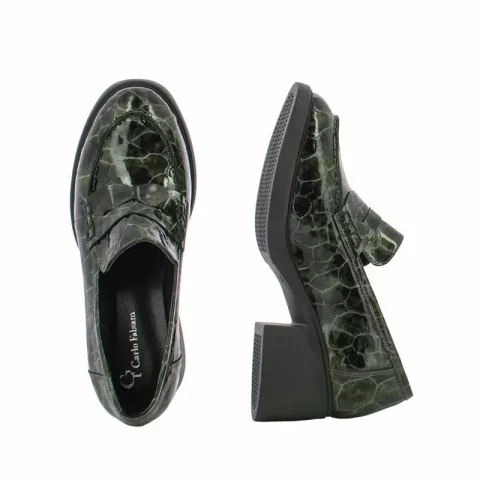 Токчета CARLO FABIANI – 260-5061 GREEN CROCCO — снимка 5