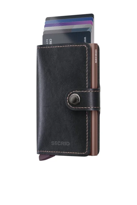 Портфейл Miniwallet Mirum Plant-Based Black Rose MMi-Black-Rose — снимка 2