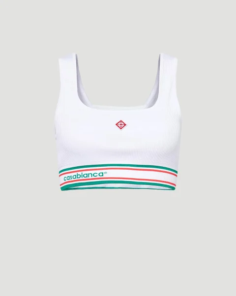 Seamless Bralette in White