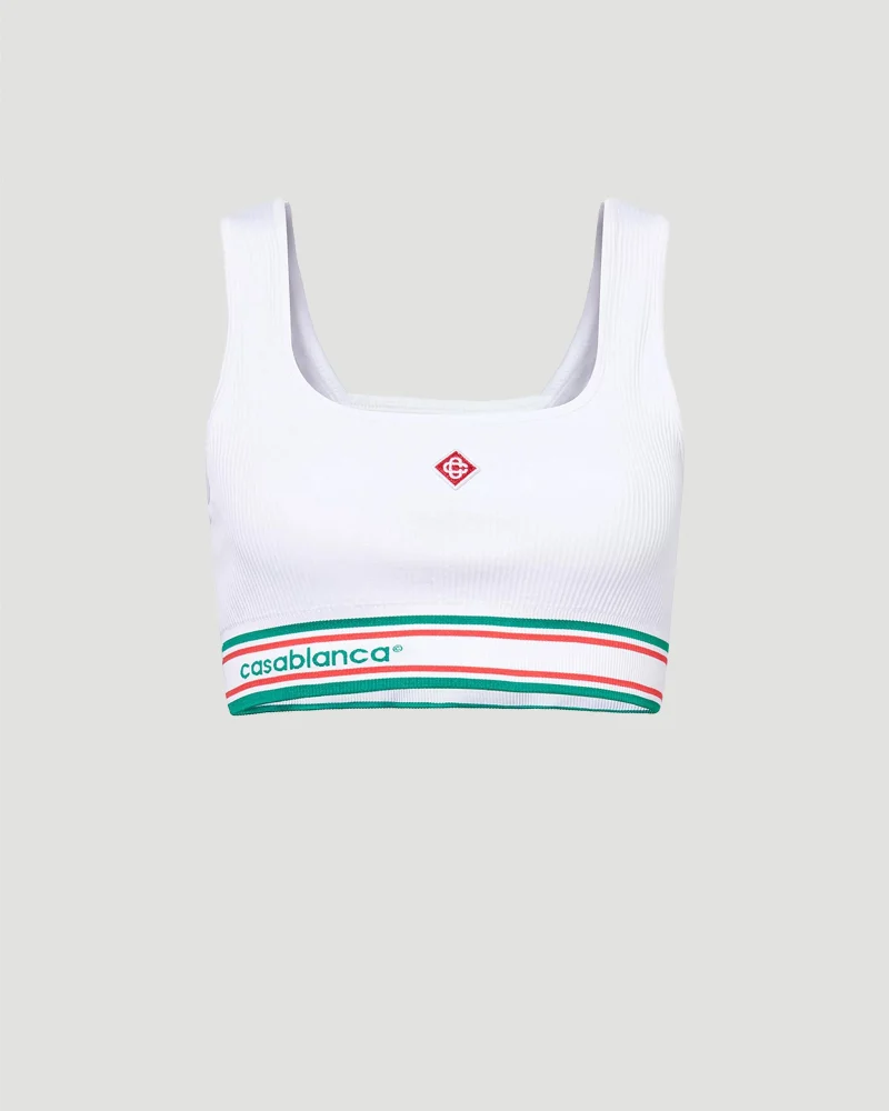 Seamless Bralette in White