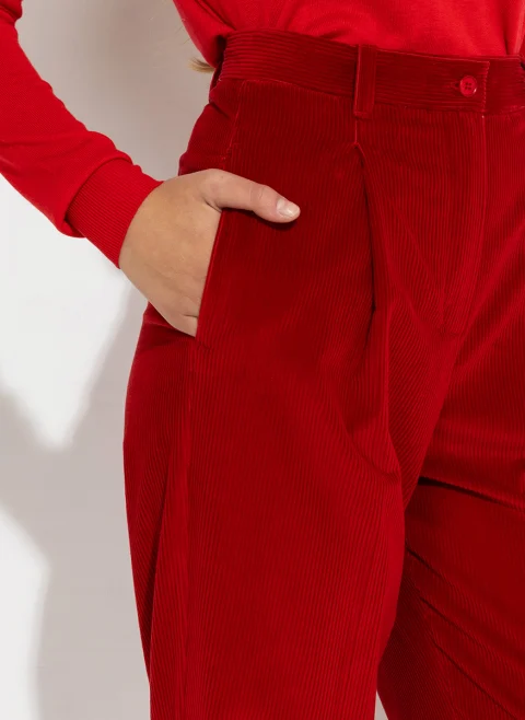 Панталон от рипсено кадифе Weekend Max Mara Ordine — снимка 5