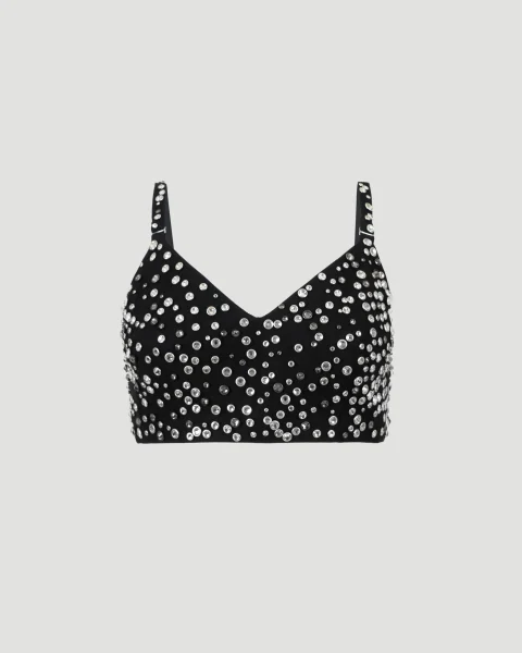 Wool Top in Black