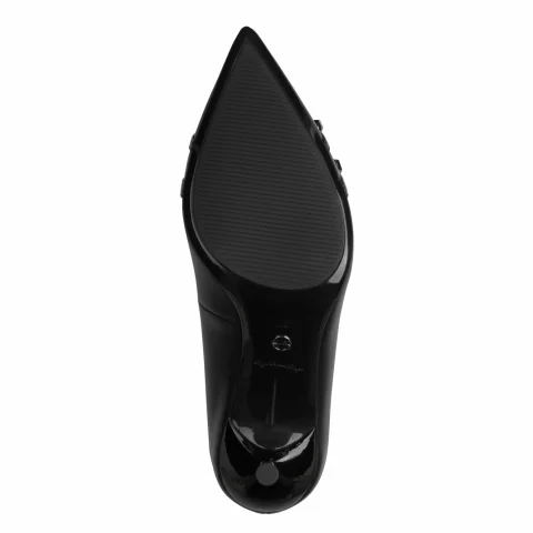 Токчета TAMARIS – 1-22440-46-003 BLACK LEATHER — снимка 6
