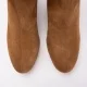 Дамски кафяви боти AGL — снимка 5