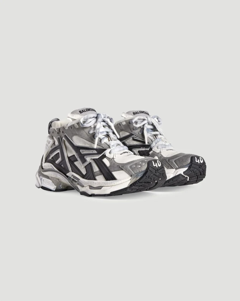 Runner Sneaker in Grey and Black — снимка 2