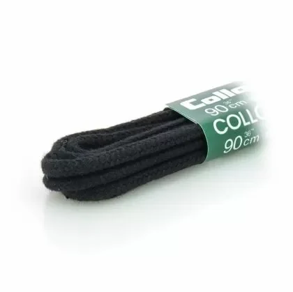 Кръгли връзки за обувки 90 см COLLONIL черни – 9514-000