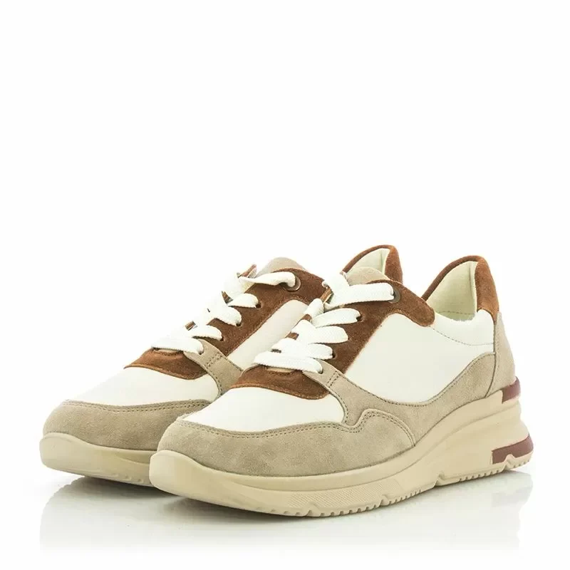 Дамски Сникърс ARA – 12-38409-08 Neapel-Tron-SAND/CREAM/NUTS — снимка 3