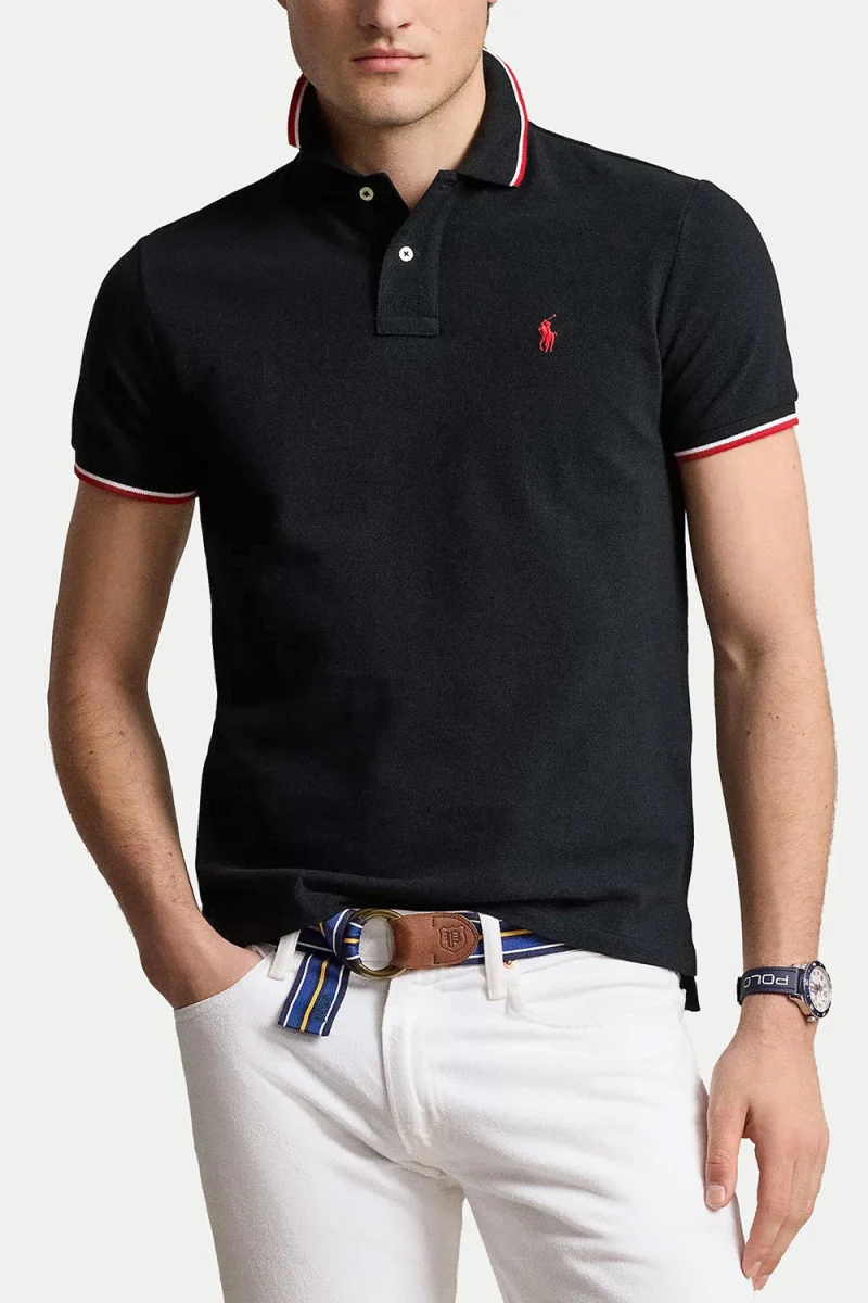 Polo Sskccmslmm1-Short Sleeve 710842621001 001 black — снимка 2