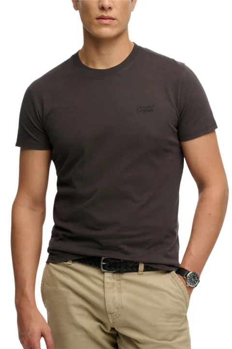 T-Shirt D1 Essential Logo Emb M1011245B q29 carbon black