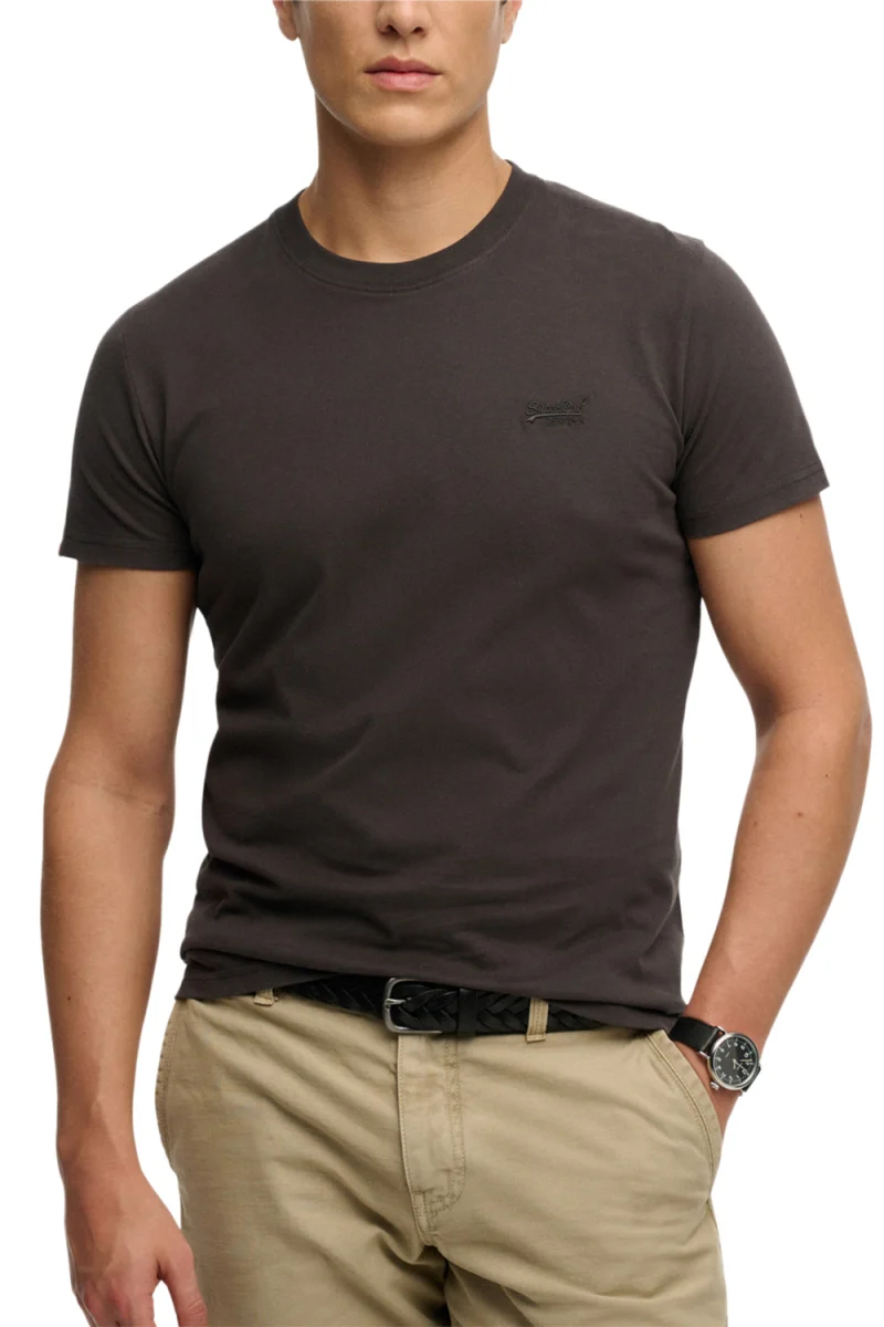 T-Shirt D1 Essential Logo Emb M1011245B q29 carbon black