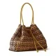Дамска жълта чанта La Nido Shopping Bag BORBONESE — снимка 3