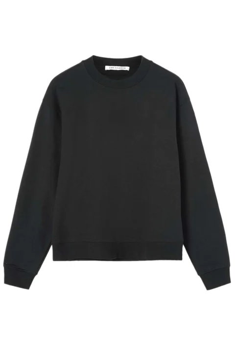 Суитшърт 52F002711T006158 Sweatshirt Needle Punch Logo Cotton Fleece F002711T006158 k299 black
