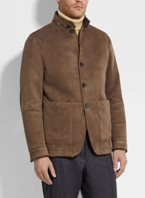 Палто 'Shearling' Zegna — снимка 2