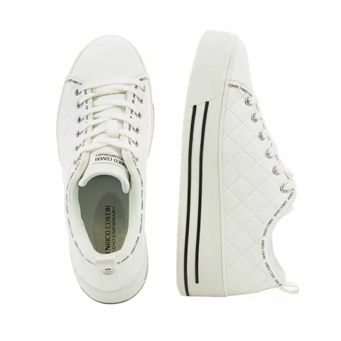 Дамски Сникърс ENRICO COVERI – ECW224217/01 -WHITE — снимка 5
