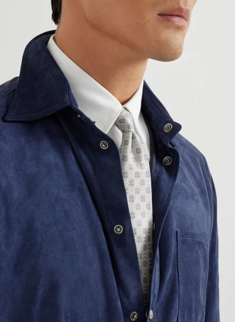 Копринена вратовръзка Brunello Cucinelli — снимка 3