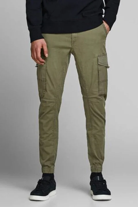 Панталон Jpstpaul Flake Cargo 12141844 19-0515 TCX olive night — снимка 2