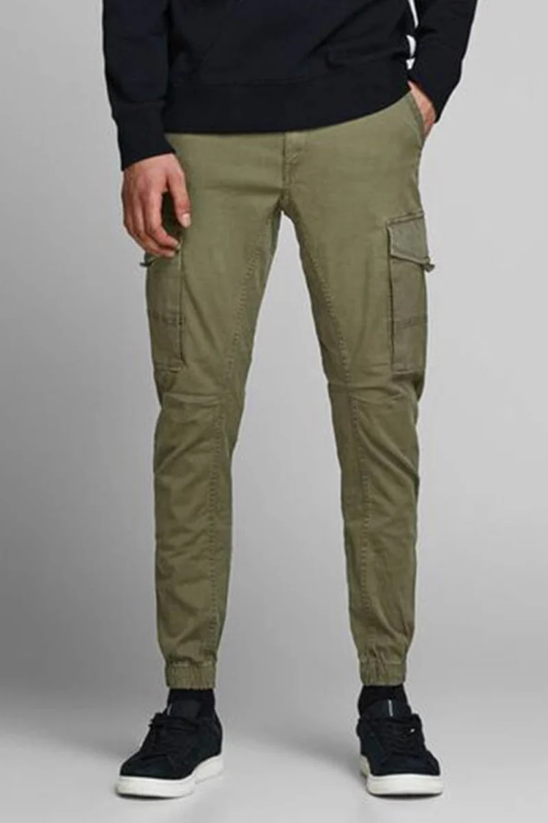 Панталон Jpstpaul Flake Cargo 12141844 19-0515 TCX olive night — снимка 2