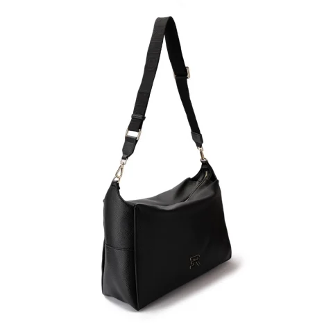 Дамска черна чанта Victoria 26 Large Ermanno Firenze — снимка 5