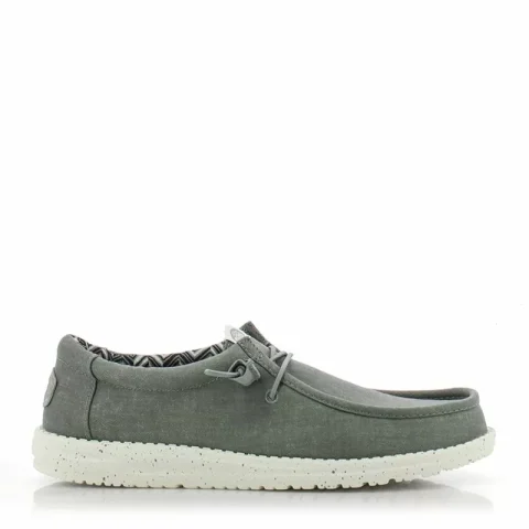 Мъжки Ежедневни HEY DUDE – 40700-007 WALLY STRETCH LIGHT GREY
